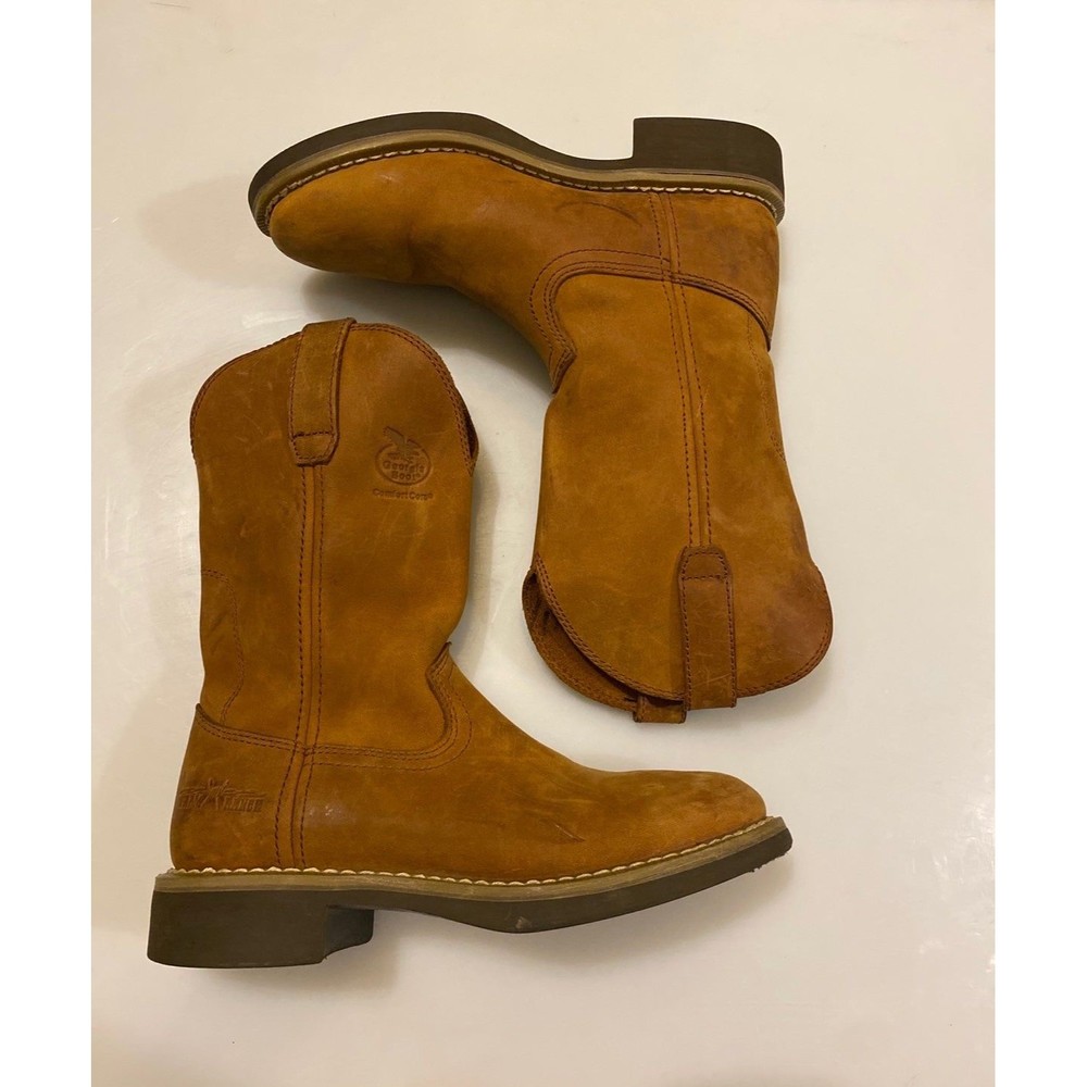 Georgia Boot Women's Carbo-Tec Pull-On Work Boot Size 6